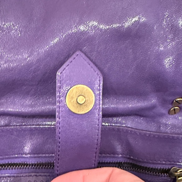 Proenza Schouler PS 1 Purple Leather Women's Bag awesome color - Picture 10 of 16